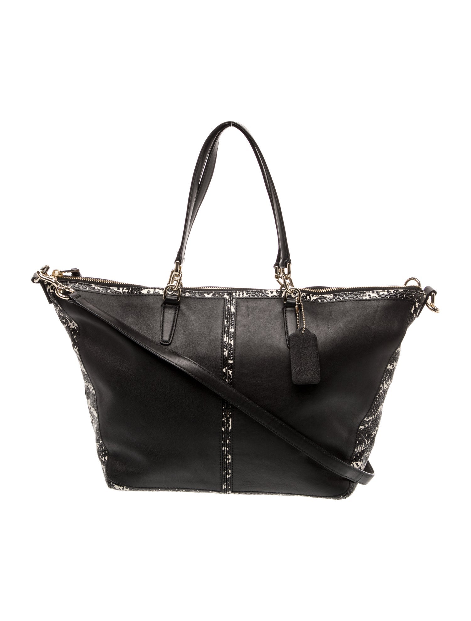 Coach Leather Weekender Bag