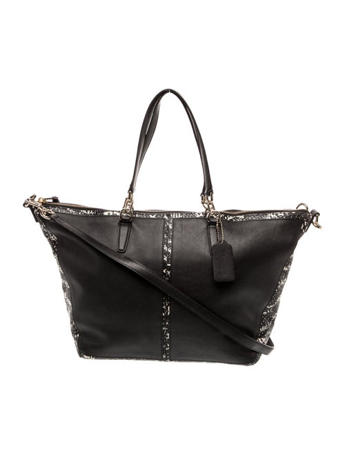 Coach Leather Weekender Bag