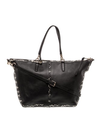 Coach Leather Weekender Bag