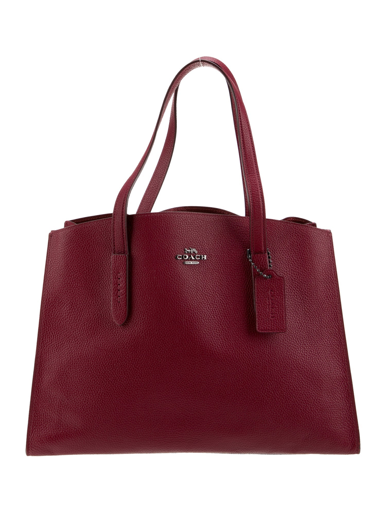 Coach Leather Top Handle Bag