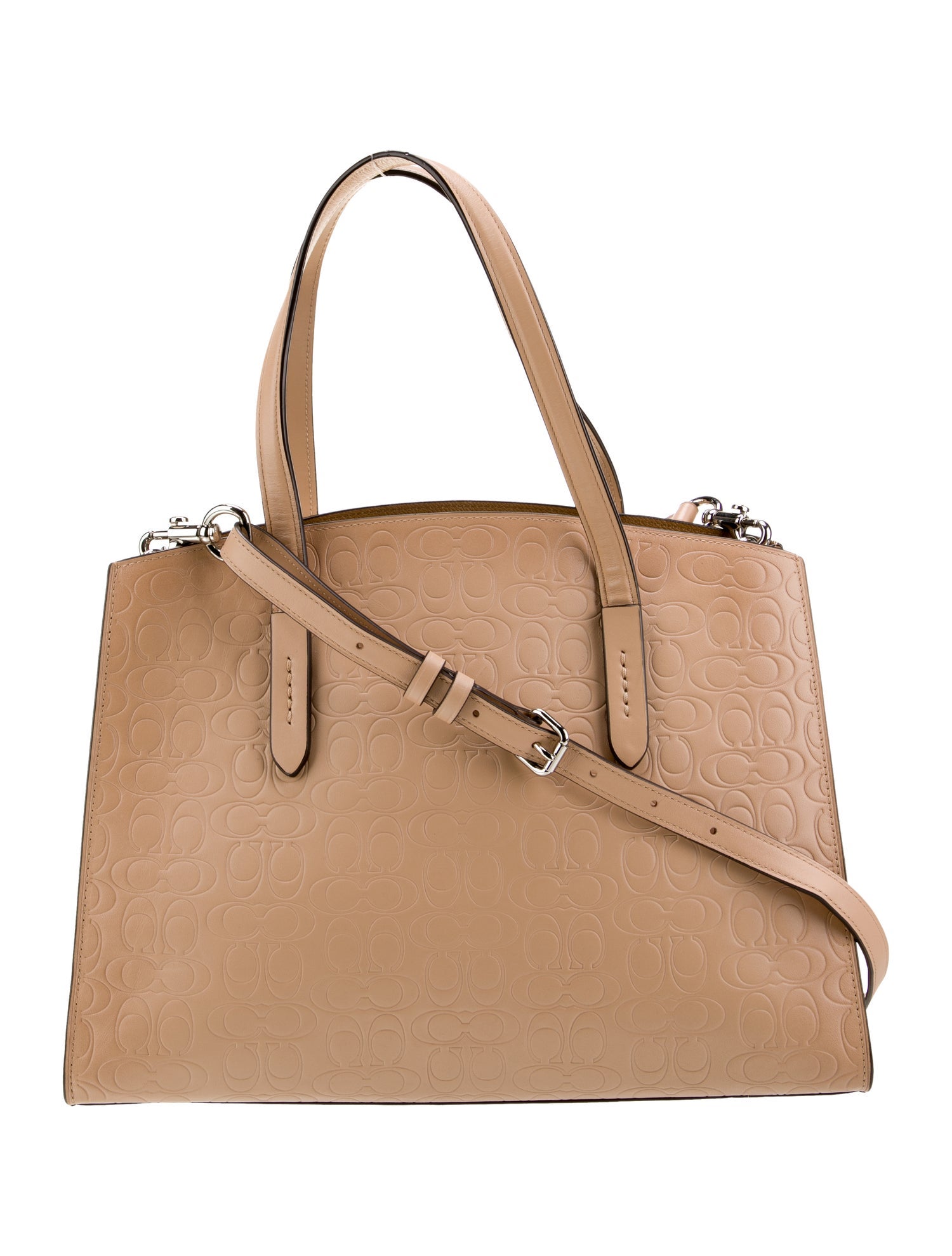 Coach Leather Top Handle Bag
