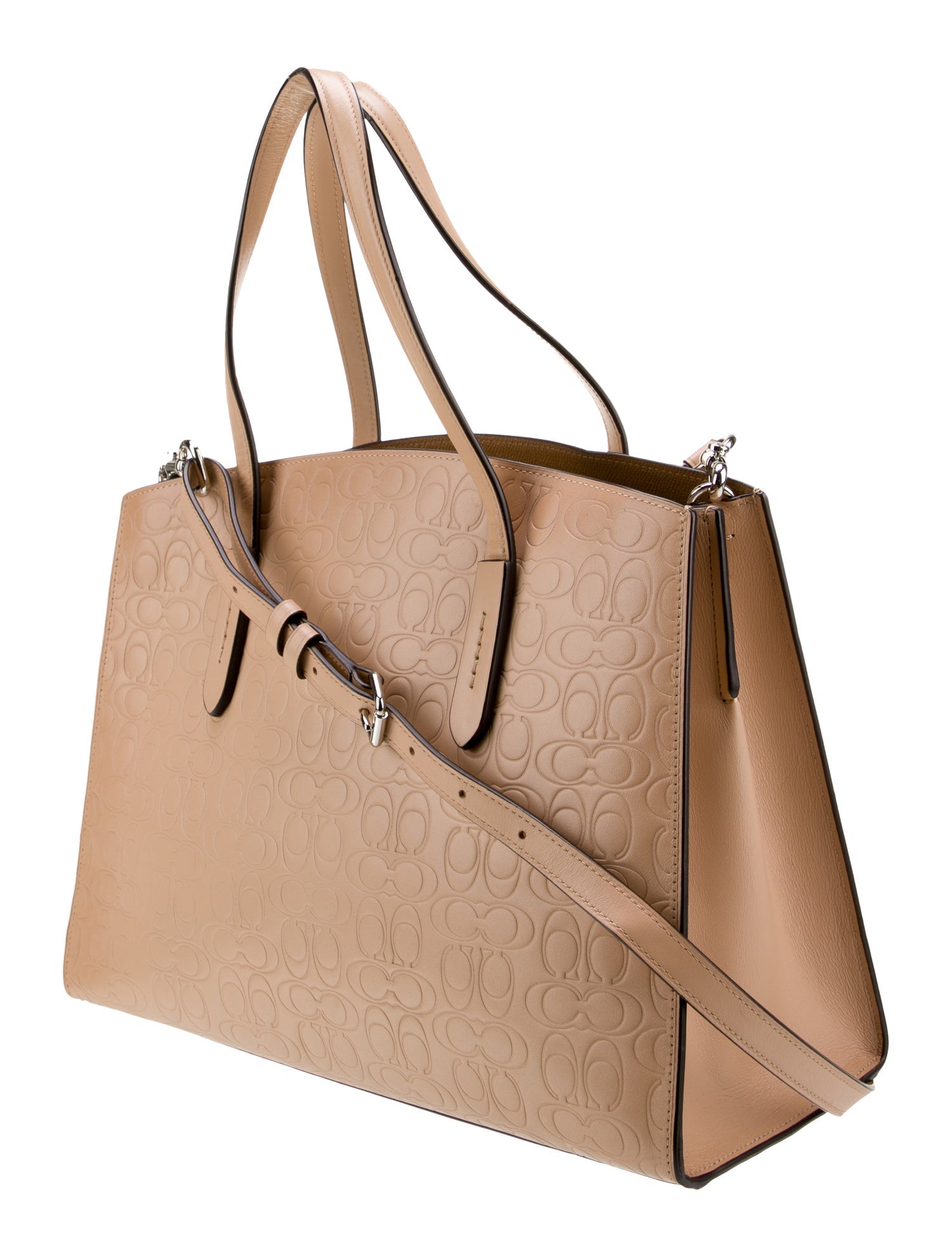 Coach Leather Top Handle Bag