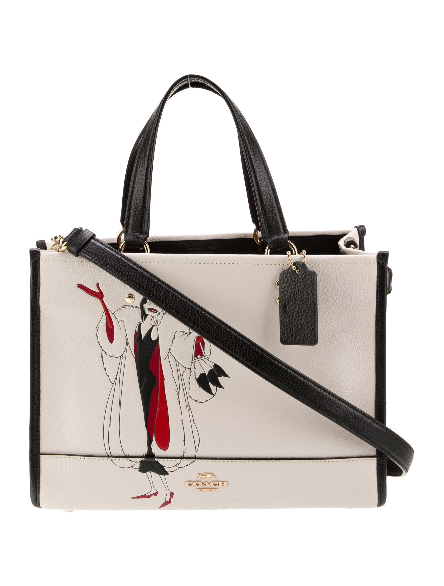 Coach Leather Top Handle Bag