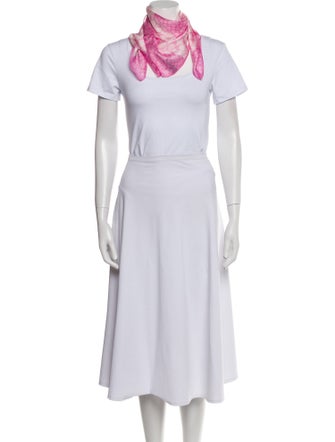 Coach Silk Striped Scarf