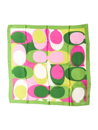Coach Silk Printed Scarf