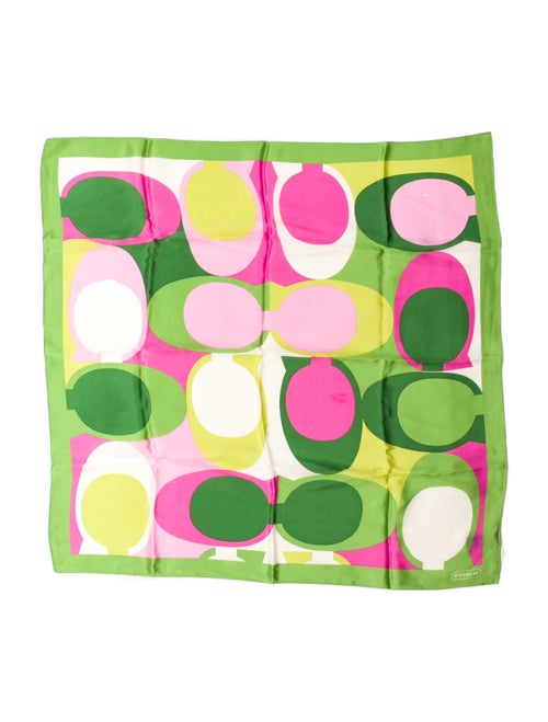 Coach Silk Printed Scarf