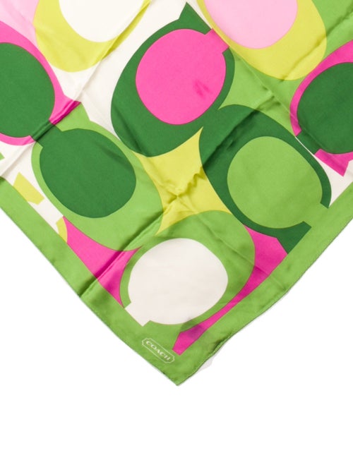 Coach Silk Printed Scarf