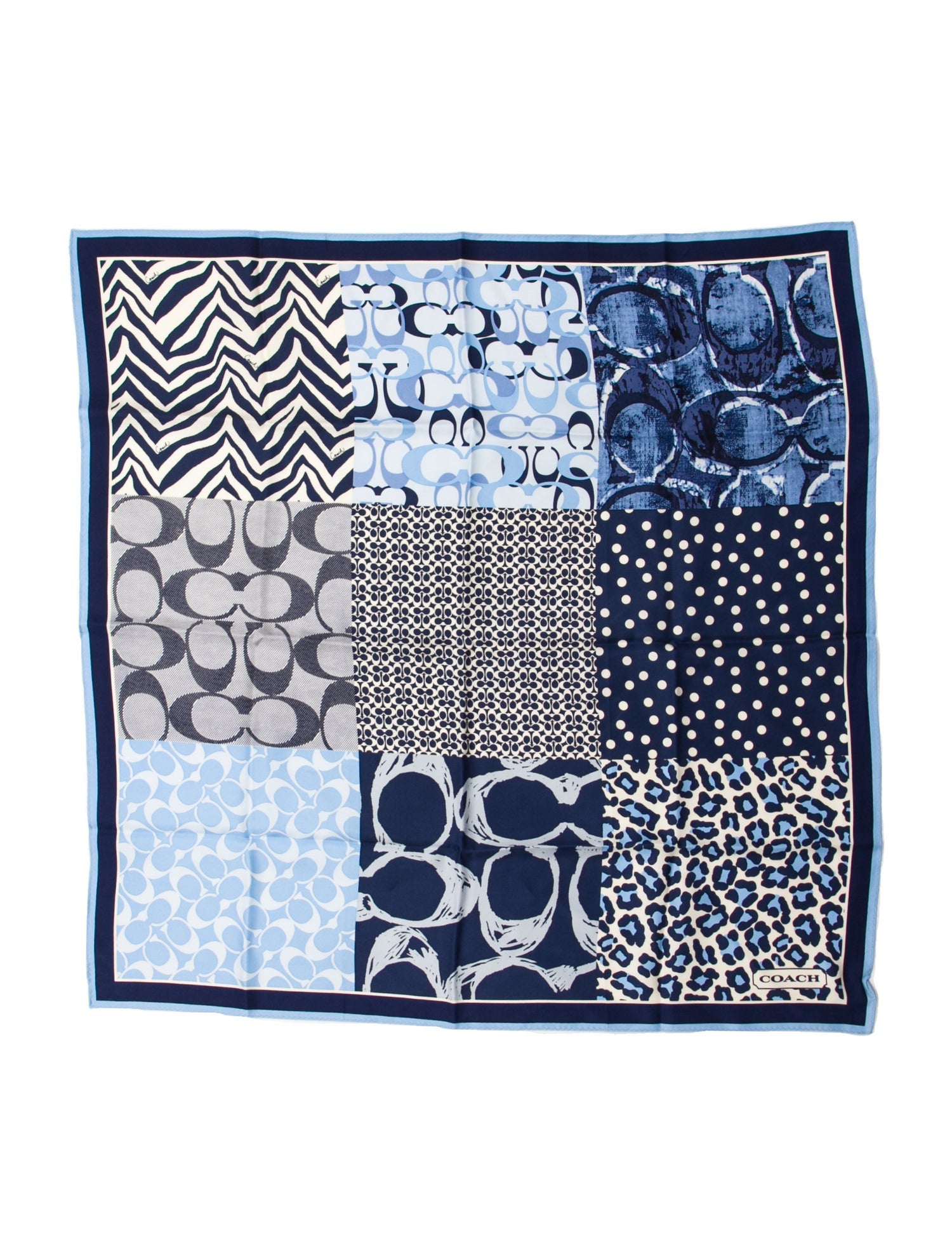 Coach Silk Printed Scarf