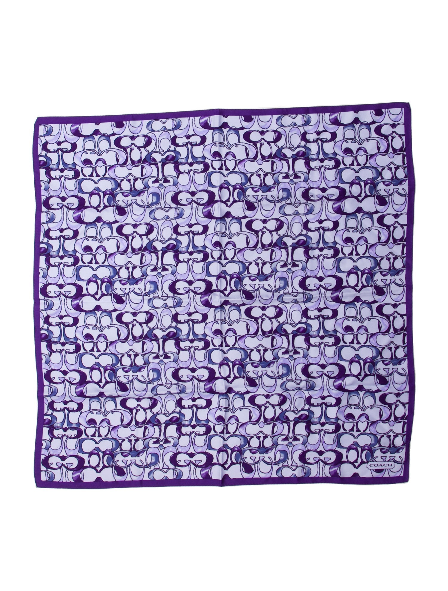 Coach Silk Printed Scarf