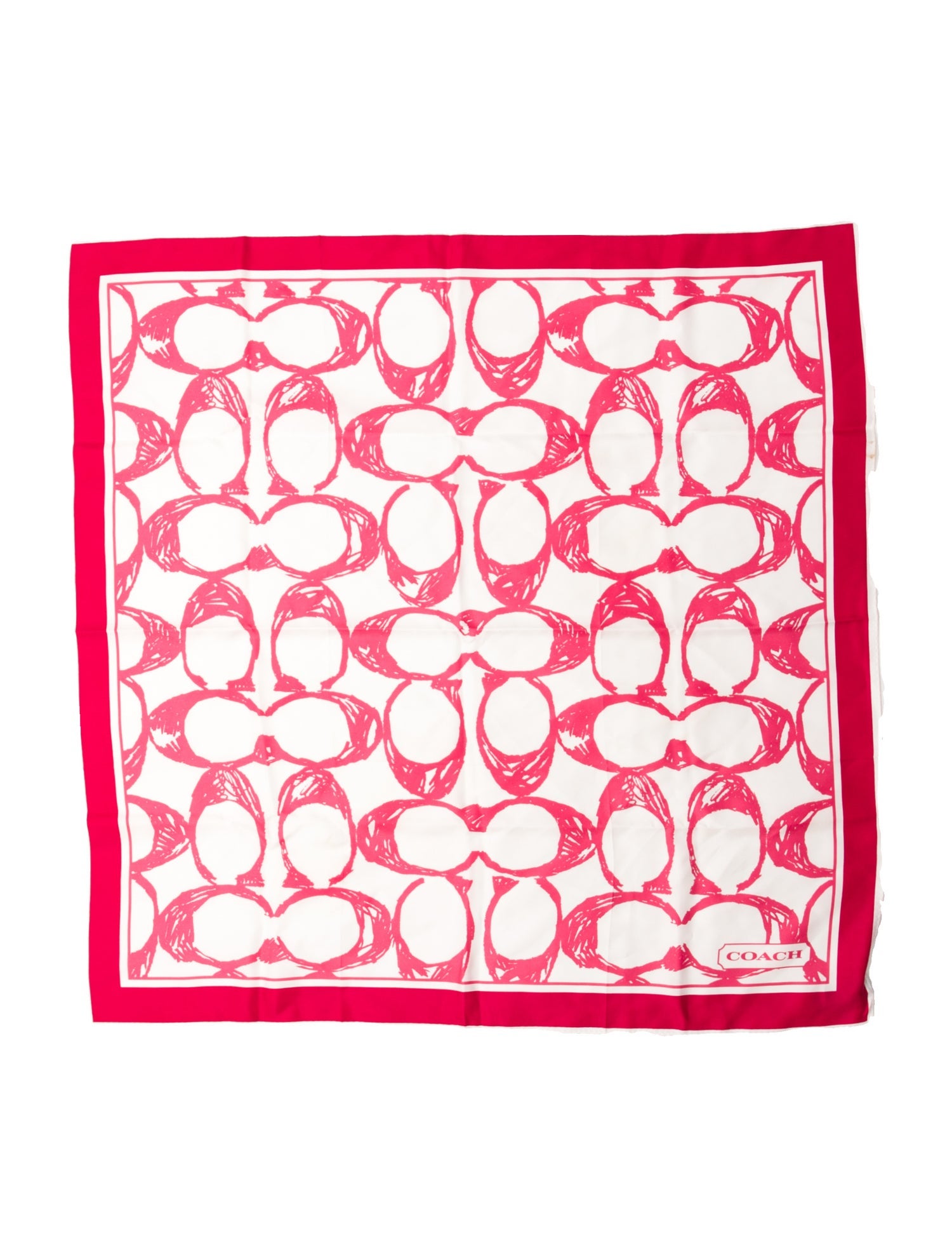 Coach Silk Printed Scarf