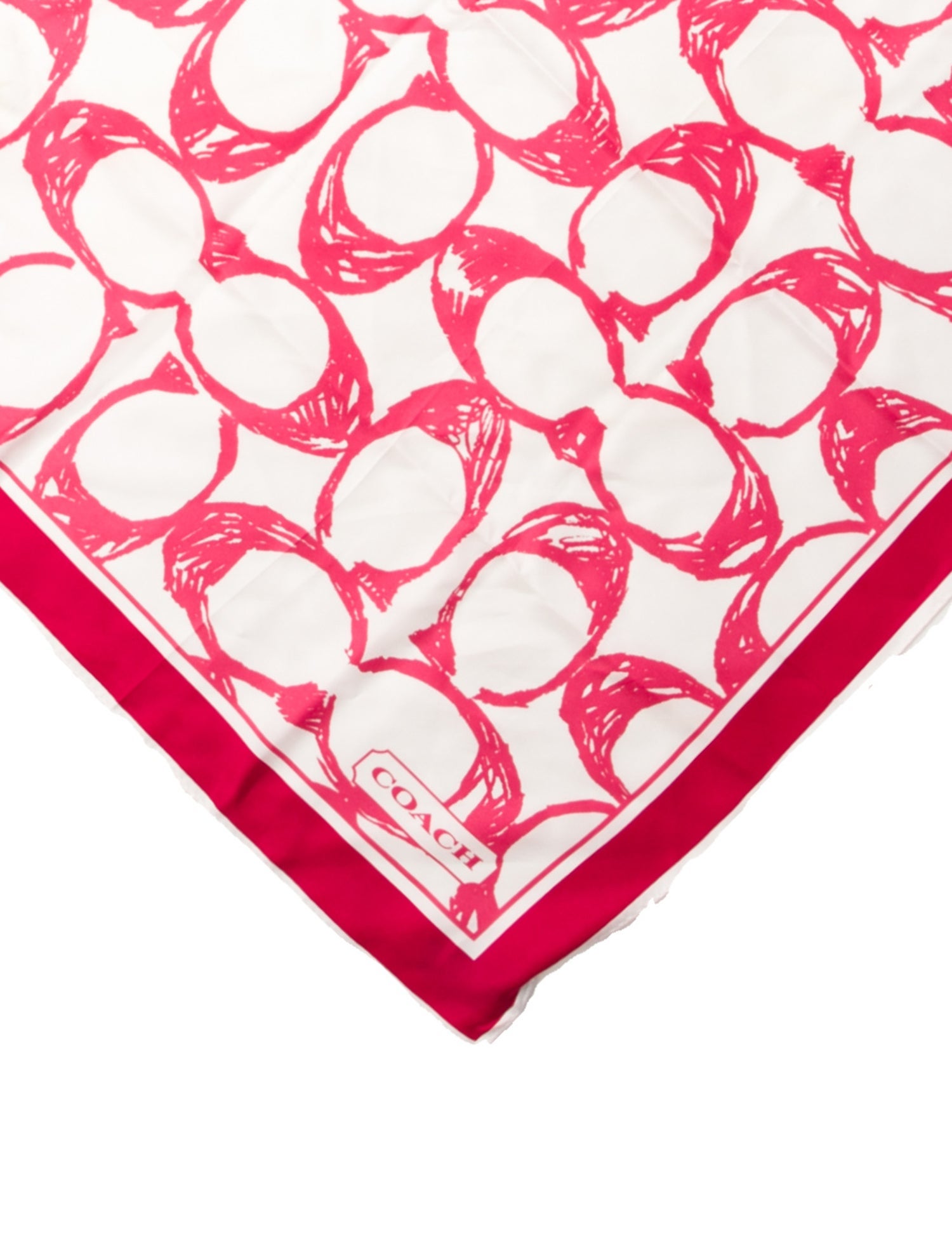 Coach Silk Printed Scarf