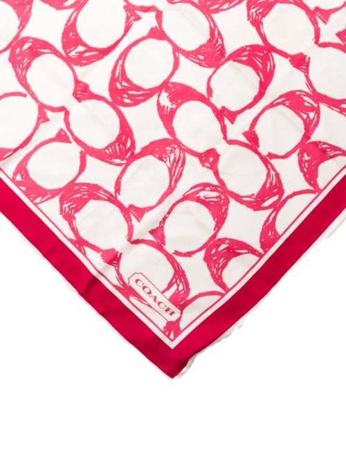 Coach Silk Printed Scarf