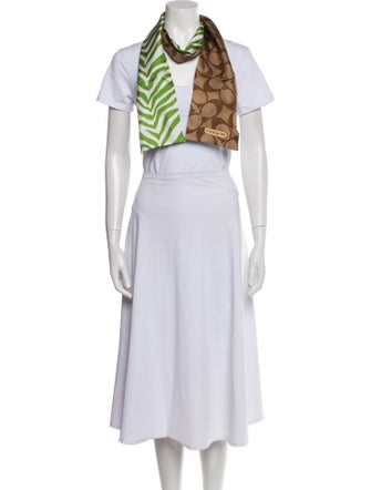 Coach Silk Printed Scarf