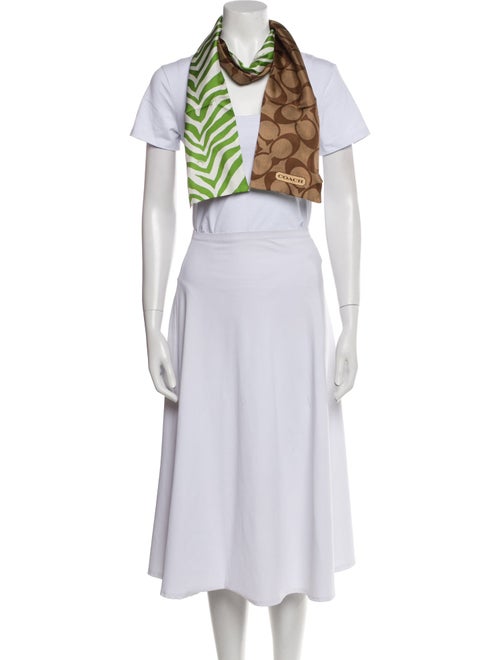 Coach Silk Printed Scarf