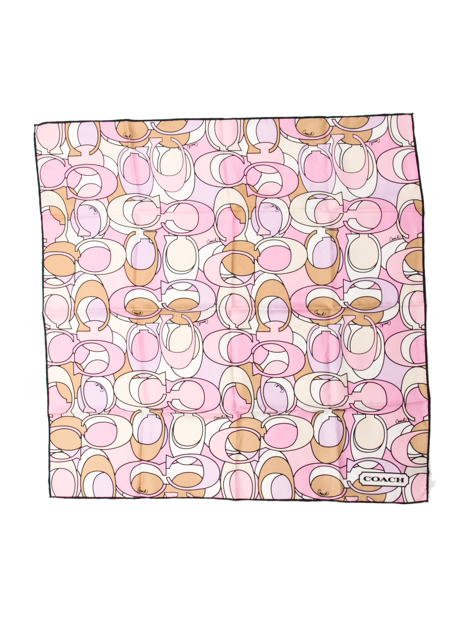 Coach Silk Printed Scarf