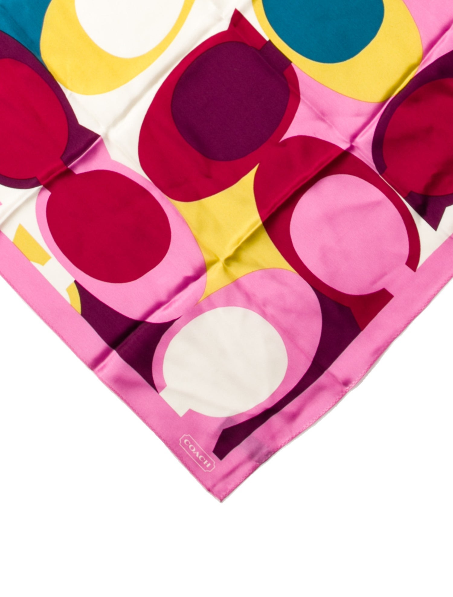 Coach Silk Printed Scarf