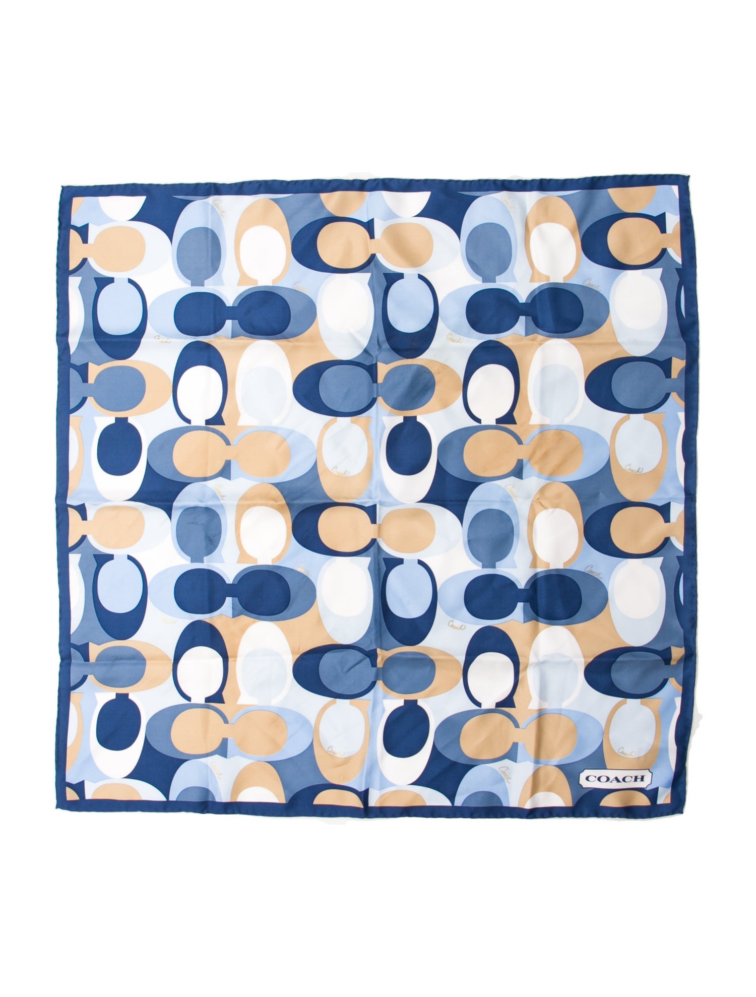 Coach Silk Printed Scarf