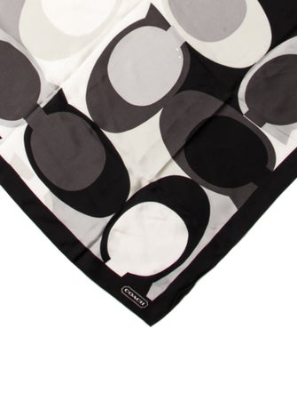 Coach Silk Printed Scarf