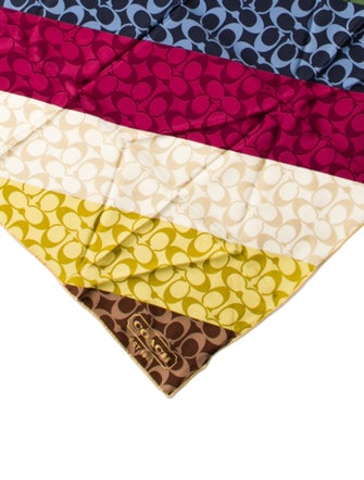 Coach Silk Printed Scarf