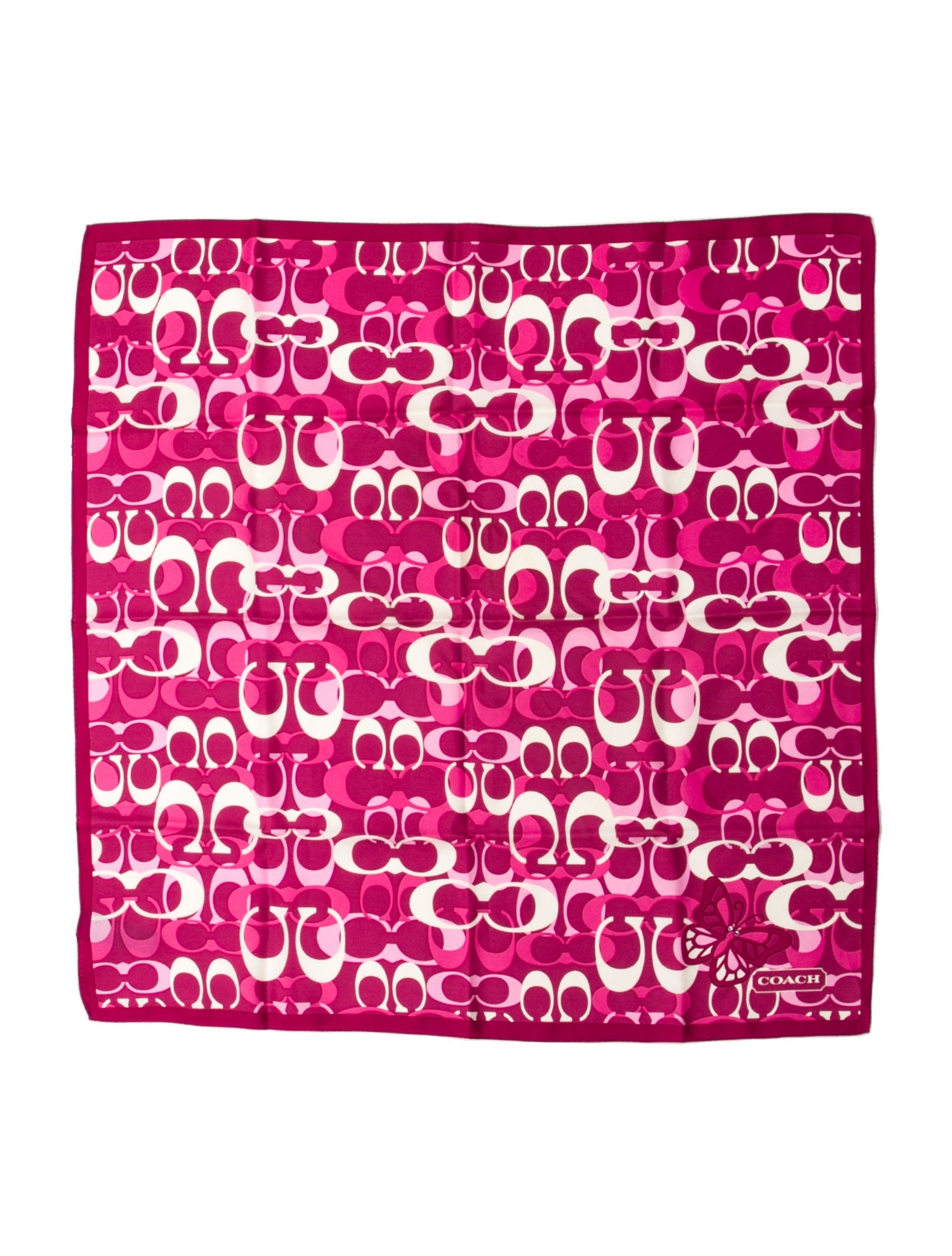 Coach Silk Printed Scarf