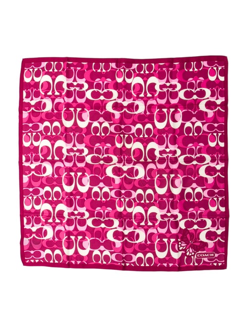 Coach Silk Printed Scarf