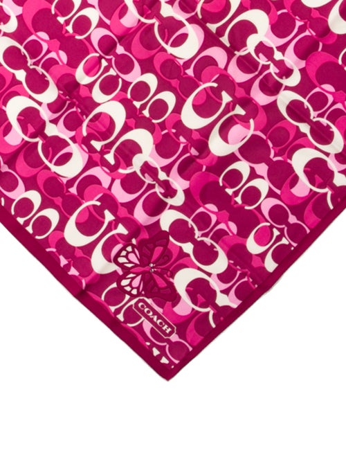 Coach Silk Printed Scarf