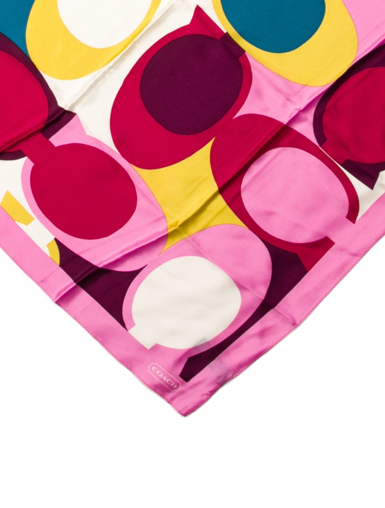 Coach Silk Printed Scarf