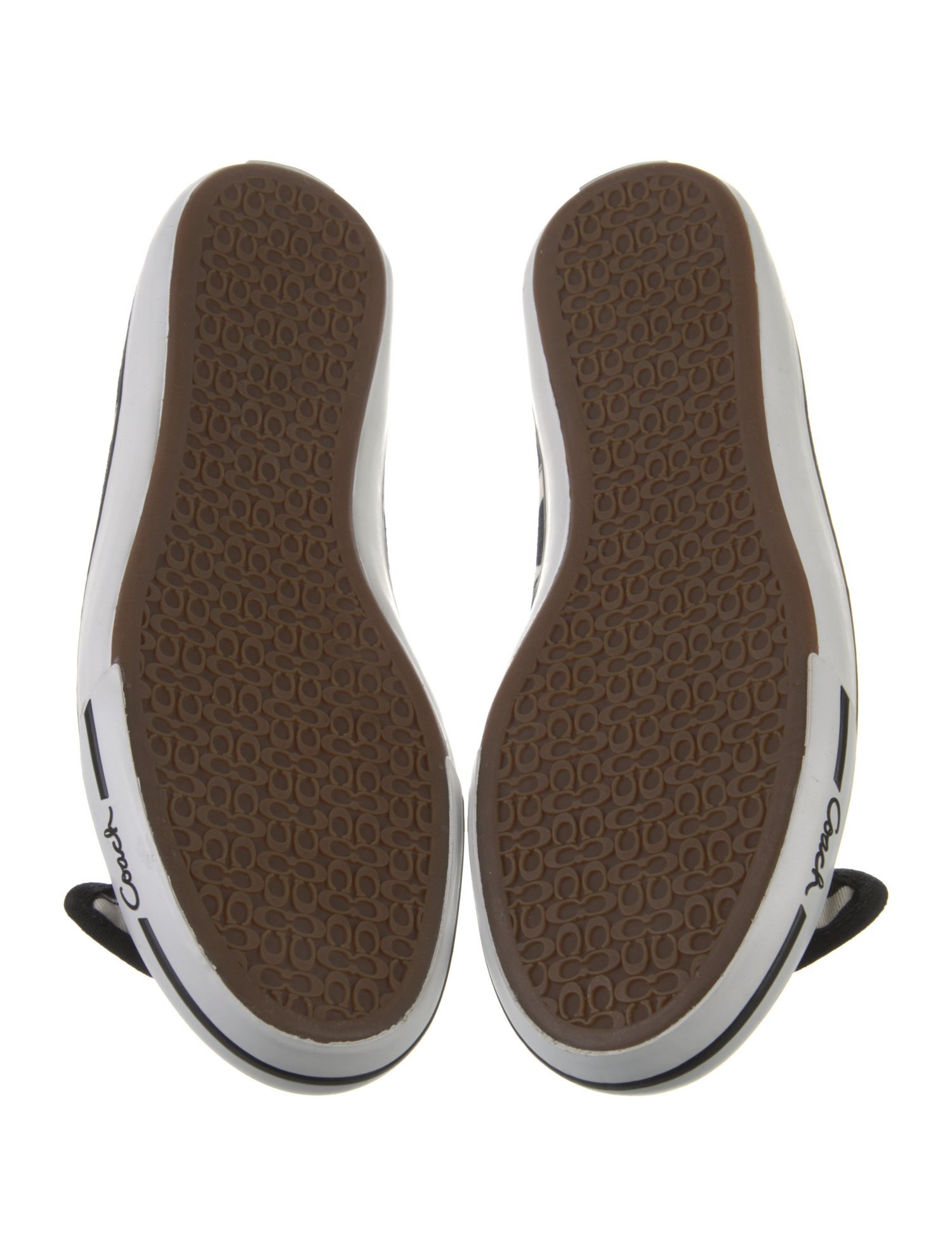 Coach Canvas Printed Ballet Flats