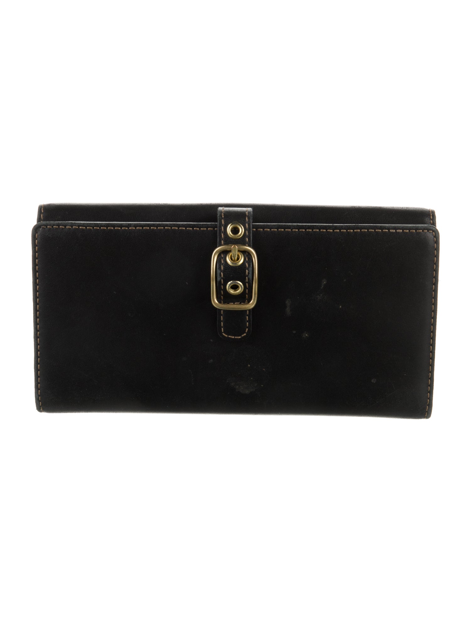 Coach Leather Continental Wallet