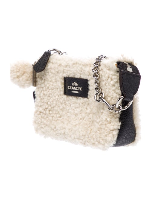 Coach Shearling Shoulder Bag