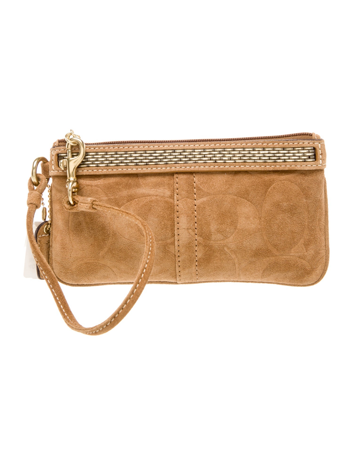 Coach Suede Clutch w/ Tags