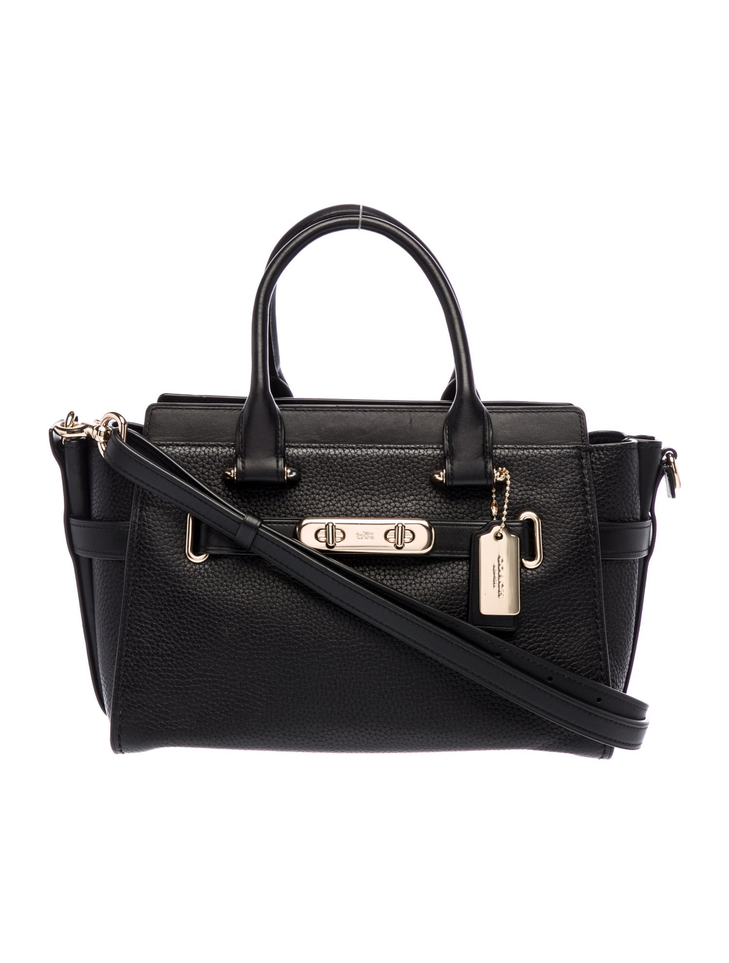 Coach Leather Top Handle Bag