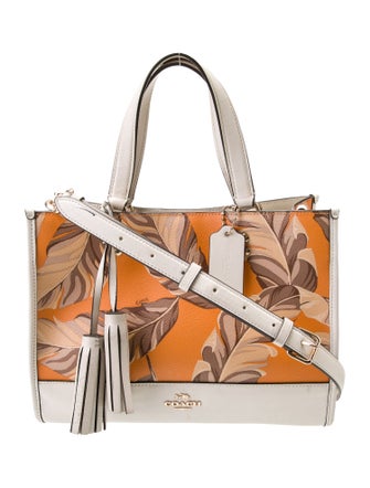 Coach Leather Top Handle Bag