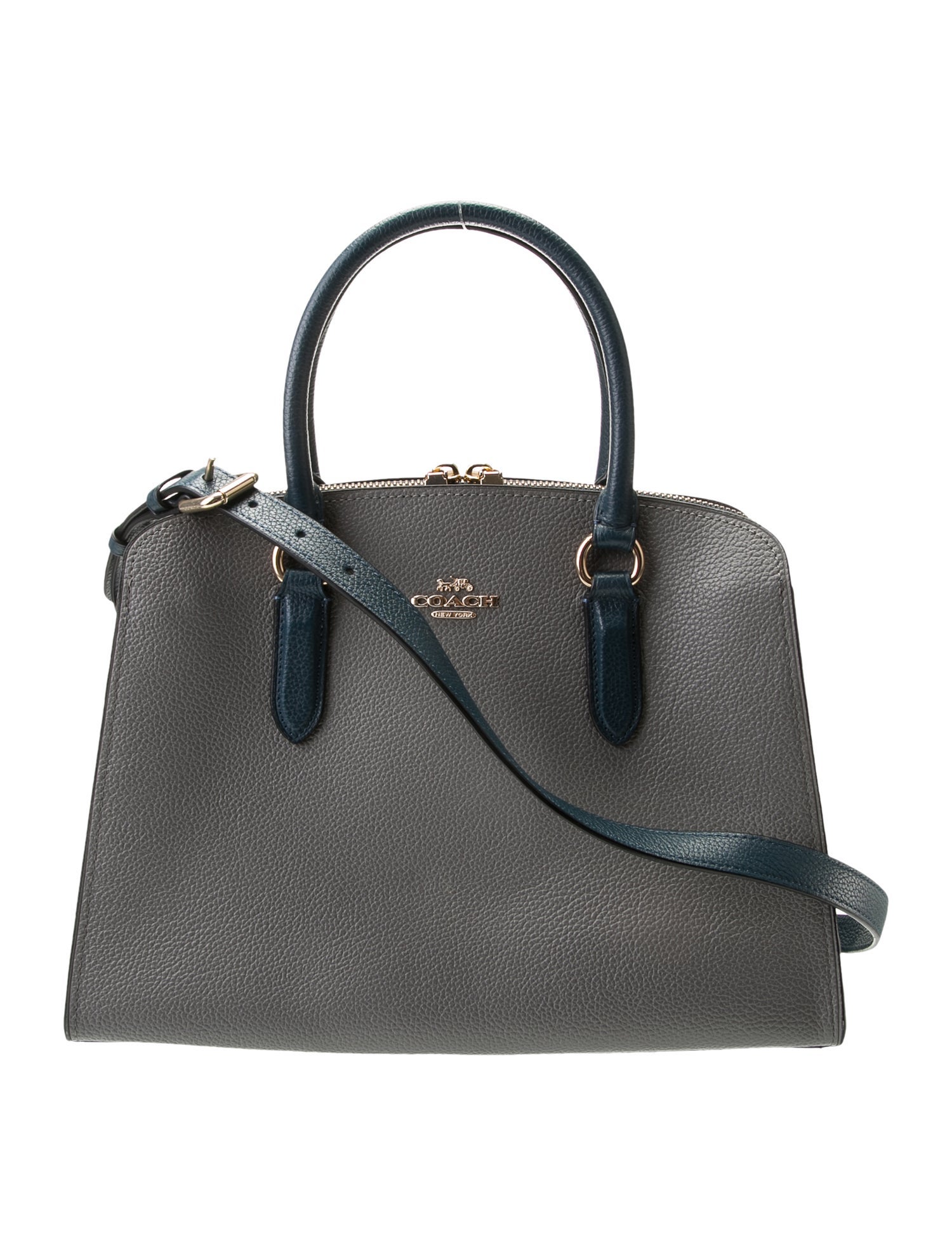 Coach Leather Top Handle Bag