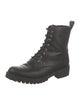 Coach Leather Combat Boots