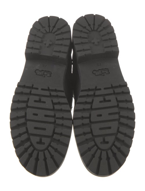 Coach Leather Combat Boots