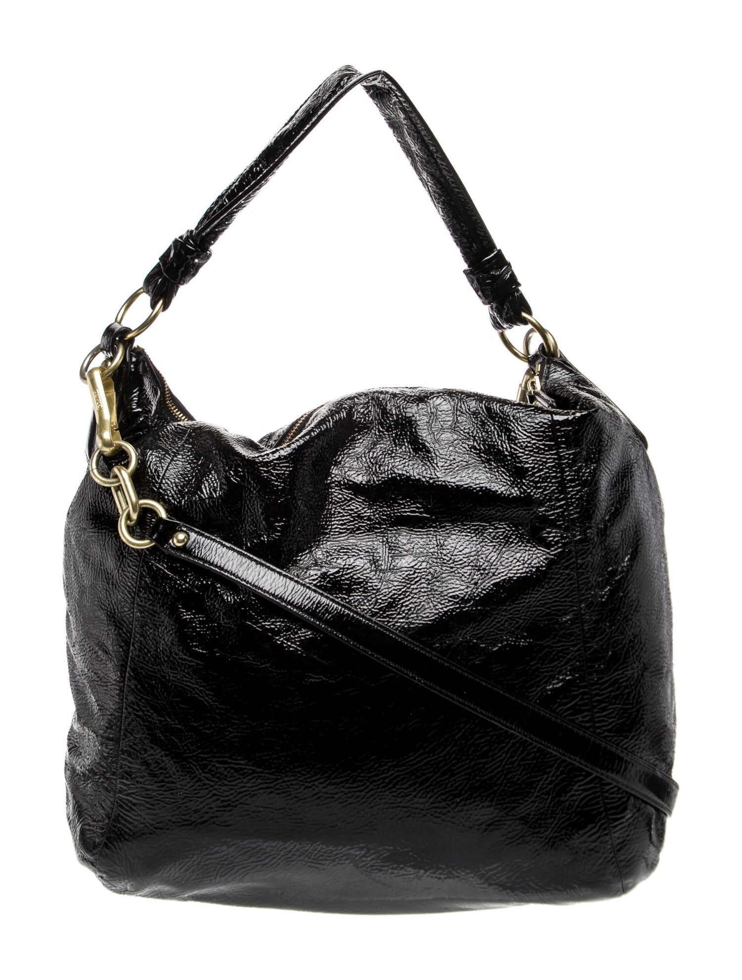 Coach Patent Leather Shoulder Bag