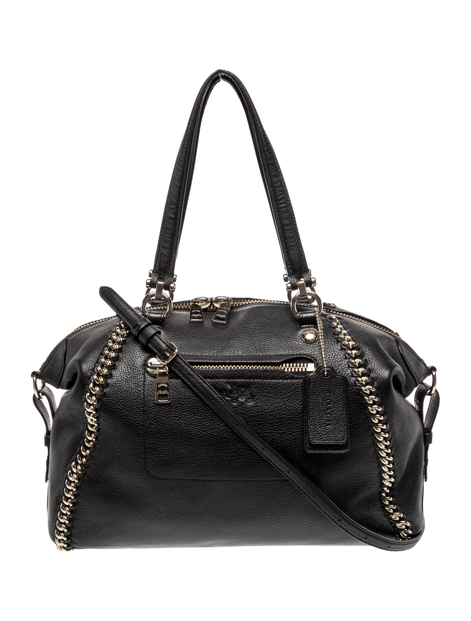 Coach Leather Top Handle Bag
