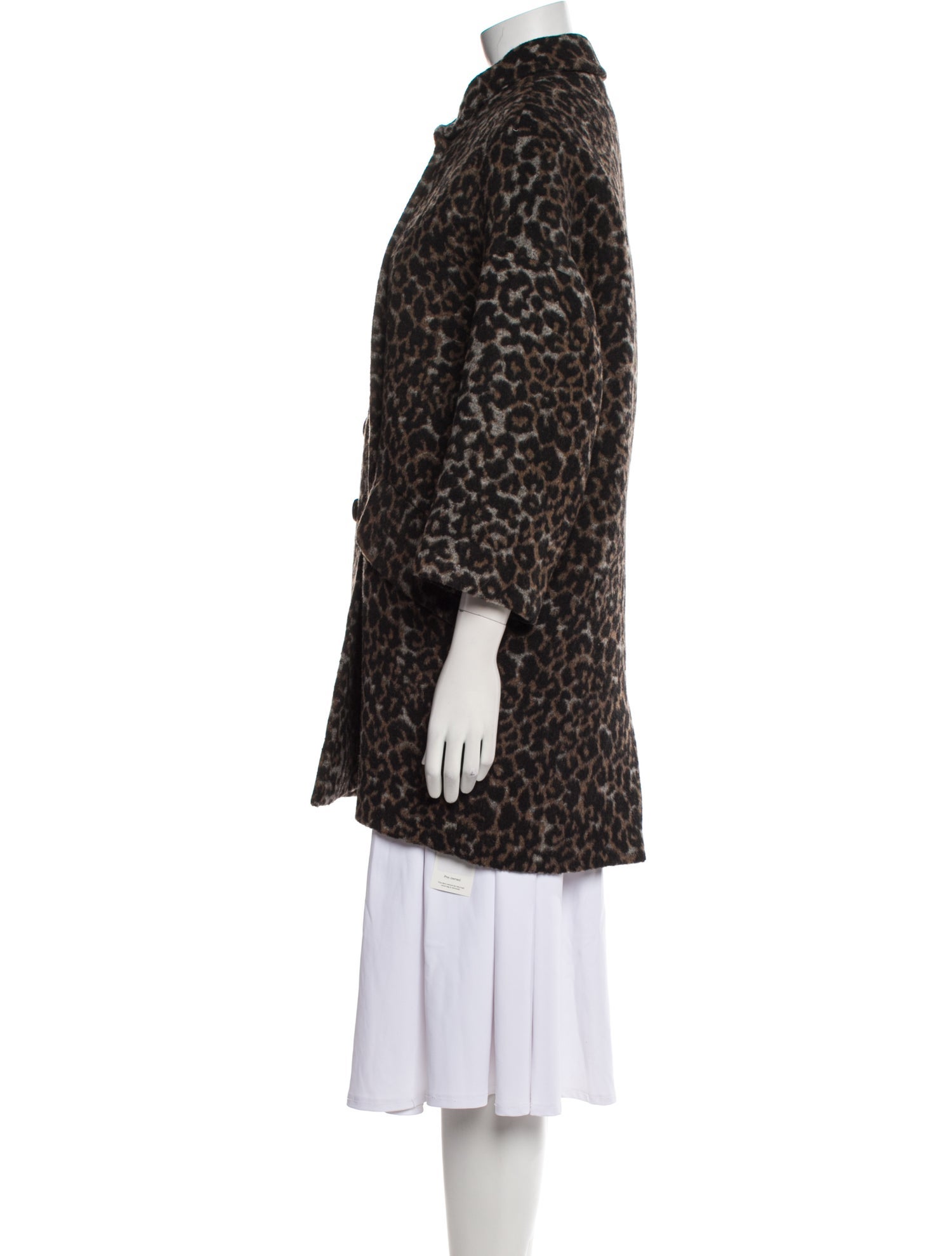 Coach Tweed Pattern Coat