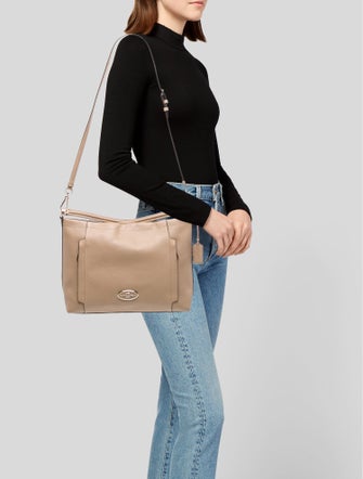 Coach Leather Top Handle Bag