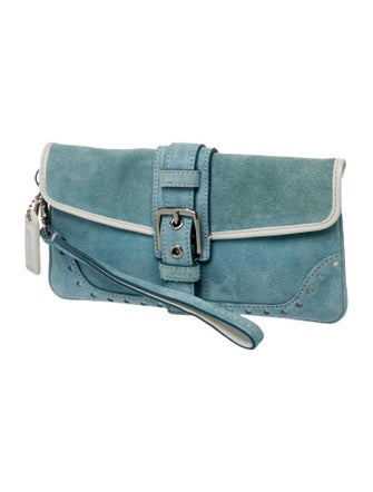 Coach Suede Clutch