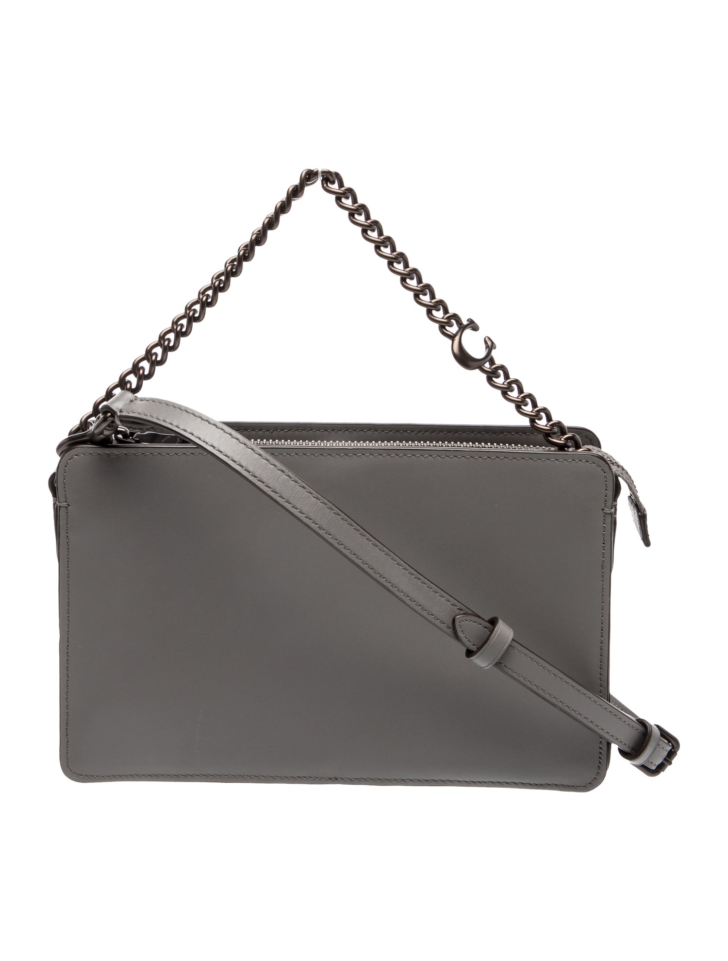 Coach Leather Top Handle Bag