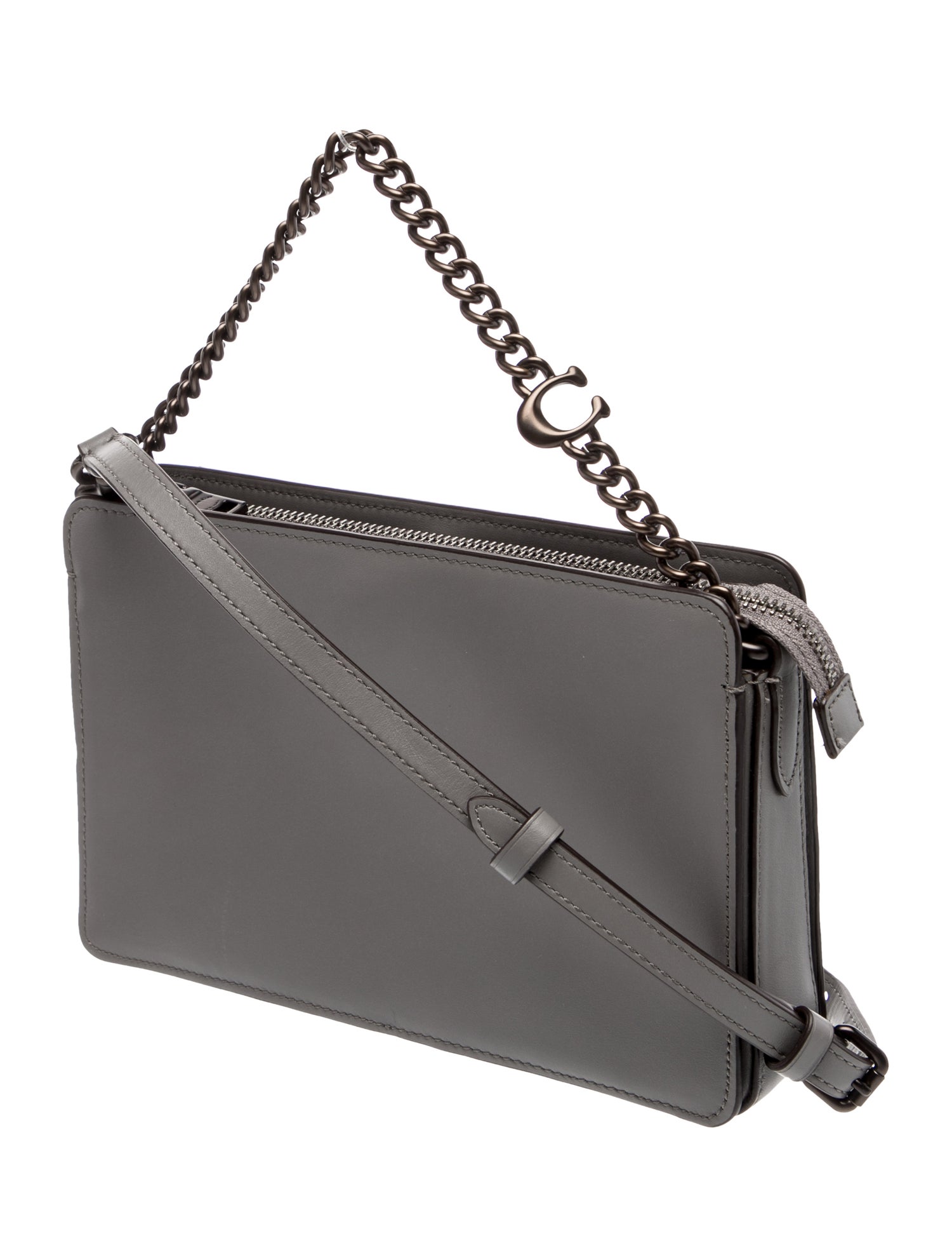 Coach Leather Top Handle Bag