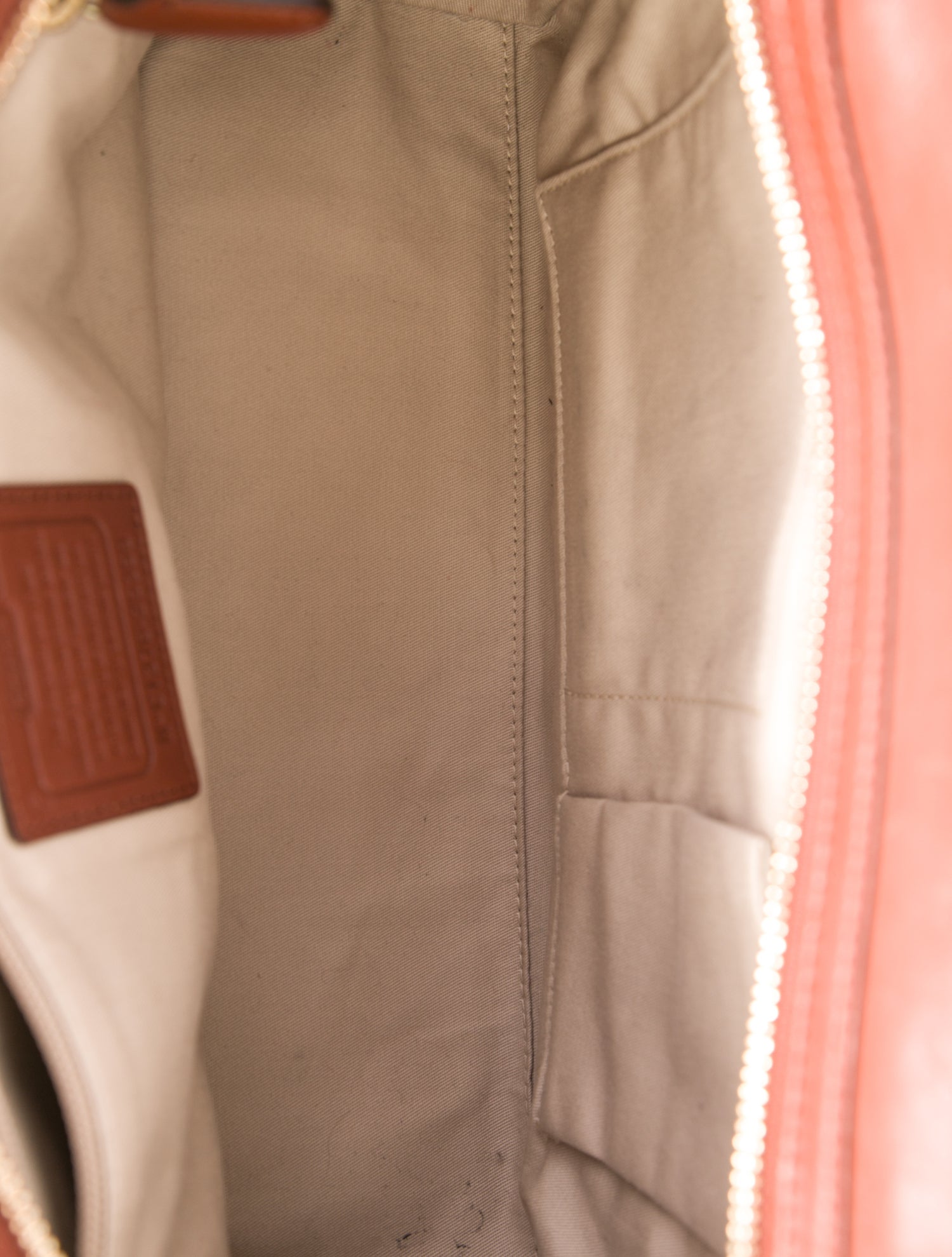 Coach Leather Top Handle Bag