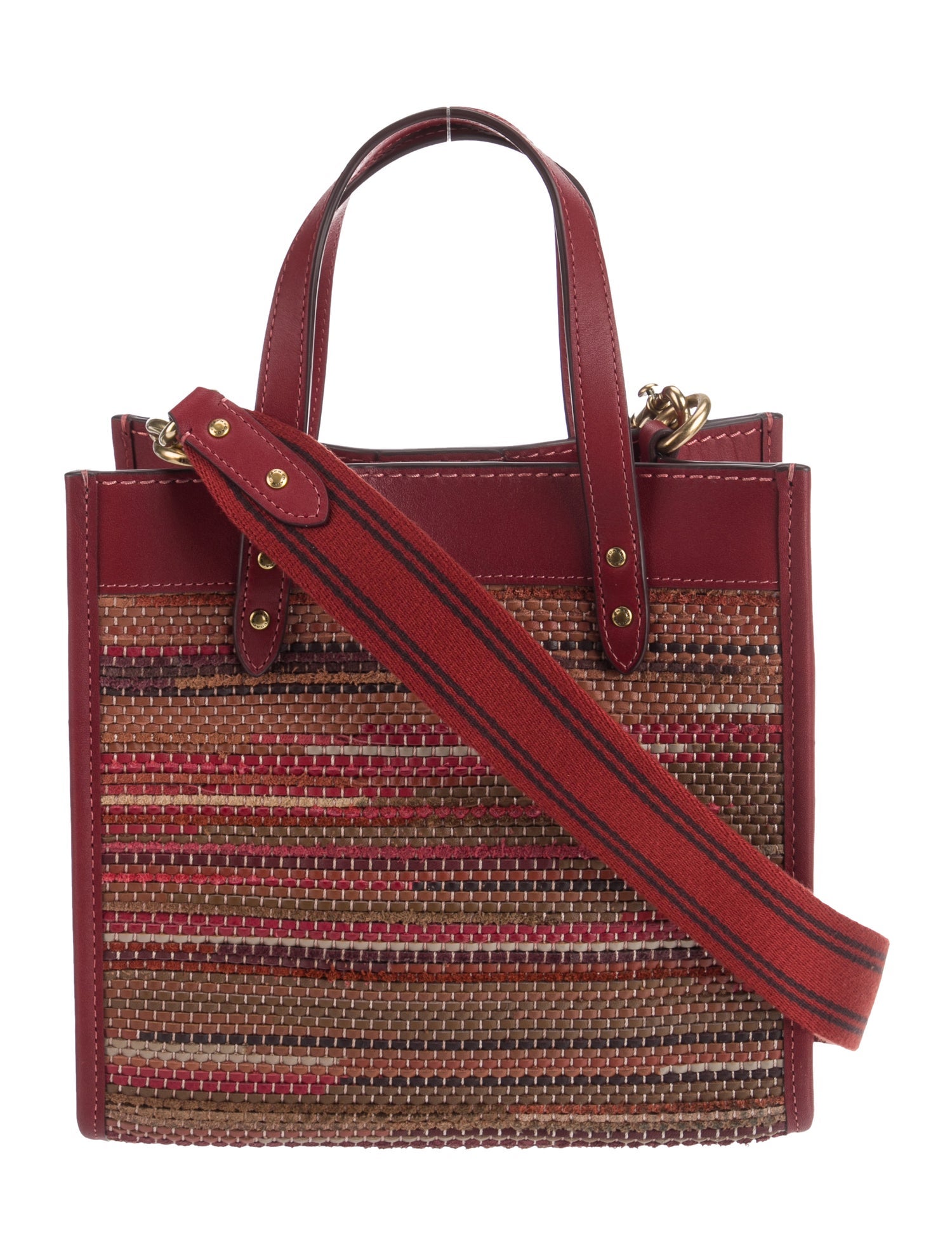 Coach Leather Top Handle Bag