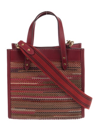 Coach Leather Top Handle Bag