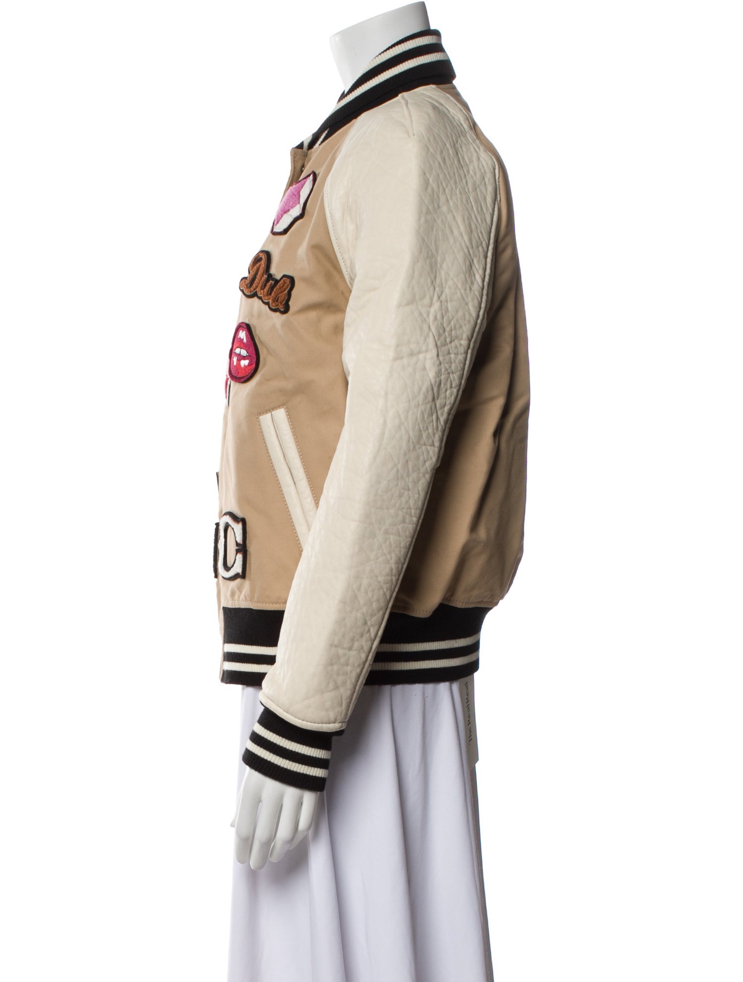 Coach Striped Bomber Jacket