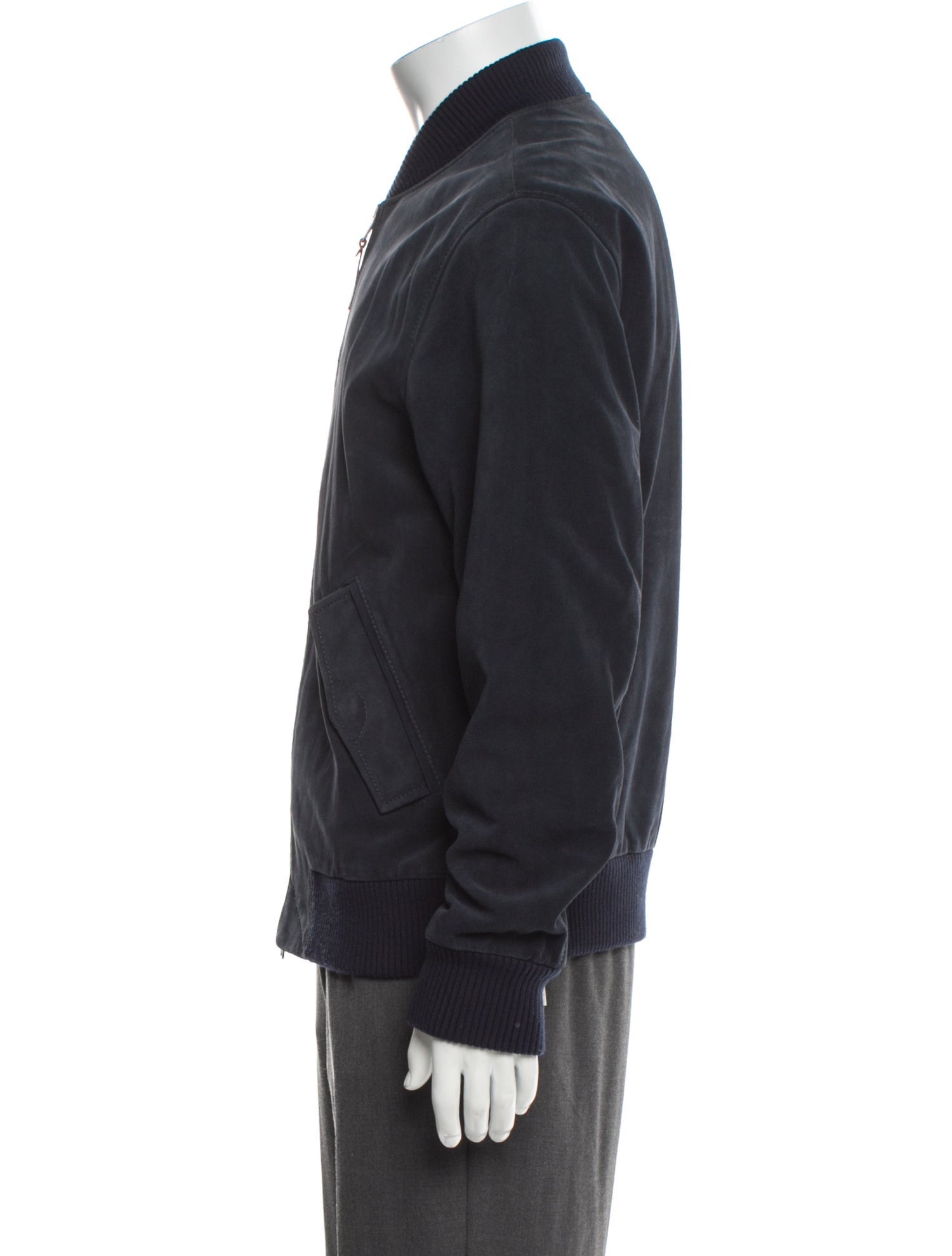 Coach Goat Leather Bomber Jacket