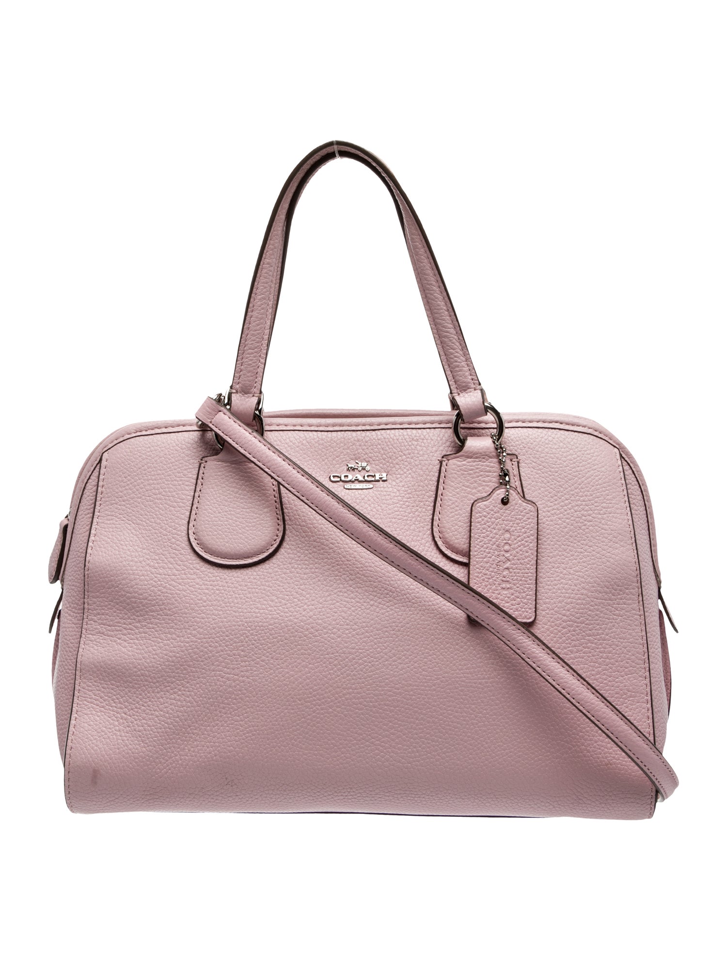 Coach Leather Top Handle Bag