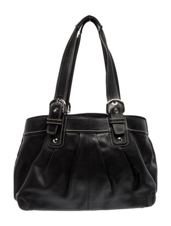 Coach Leather Top Handle Bag